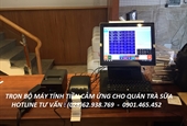 Bán máy tính tiền và Máy gọi khách tự đến quầy lấy đồ uống chuyên dùng cho Quán Trà Sữa