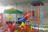 Chuyên bán nhà banh ngoài trời dành cho trẻ em mầm non vận động