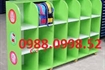 Kệ xây dựng , tủ đựng cặp có cửa,kệ toán số mầm non