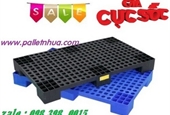 Pallet nhựa kê gạo , kê nước suối